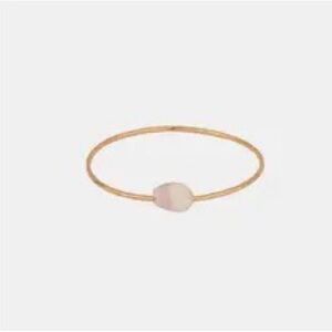 Baby Bangle Cone Shell 14k Gold Bracelet